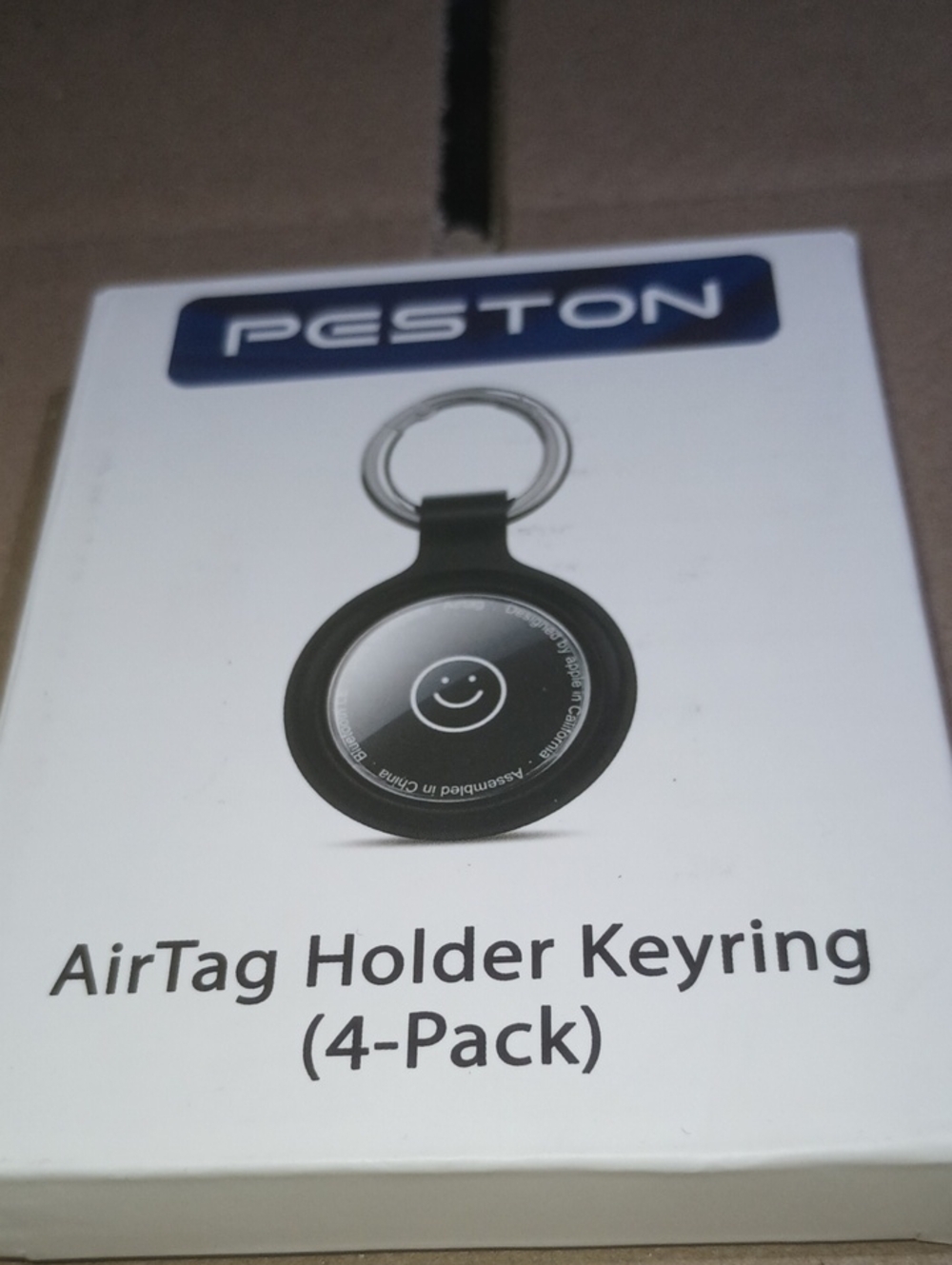 Multi Color AirTag Holder Keyring (4-Pack)